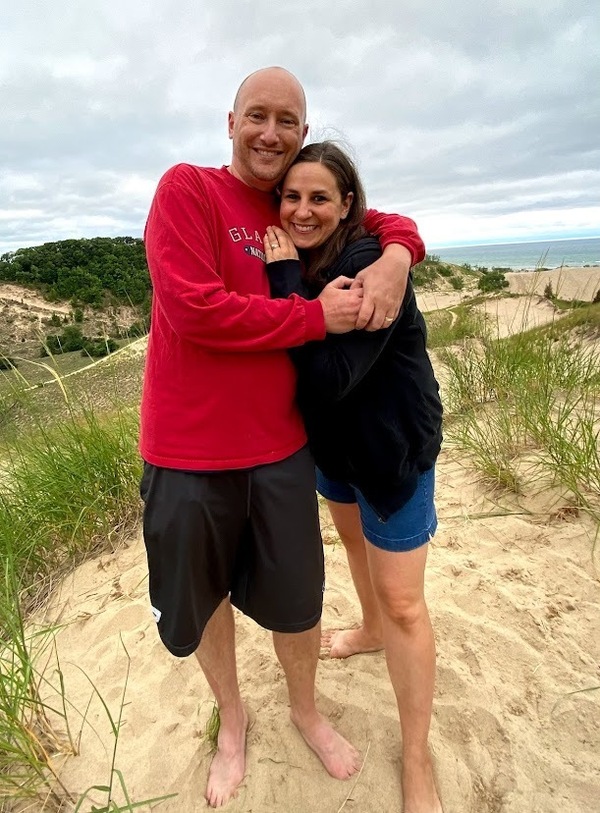 Spending time at the Indiana Dunes National Park.