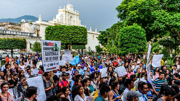 Protest In Guatemala Feature