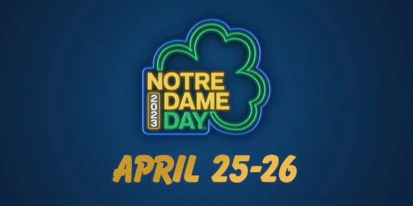 Poster advertising the 2023 Notre Dame Day 10th anniversary